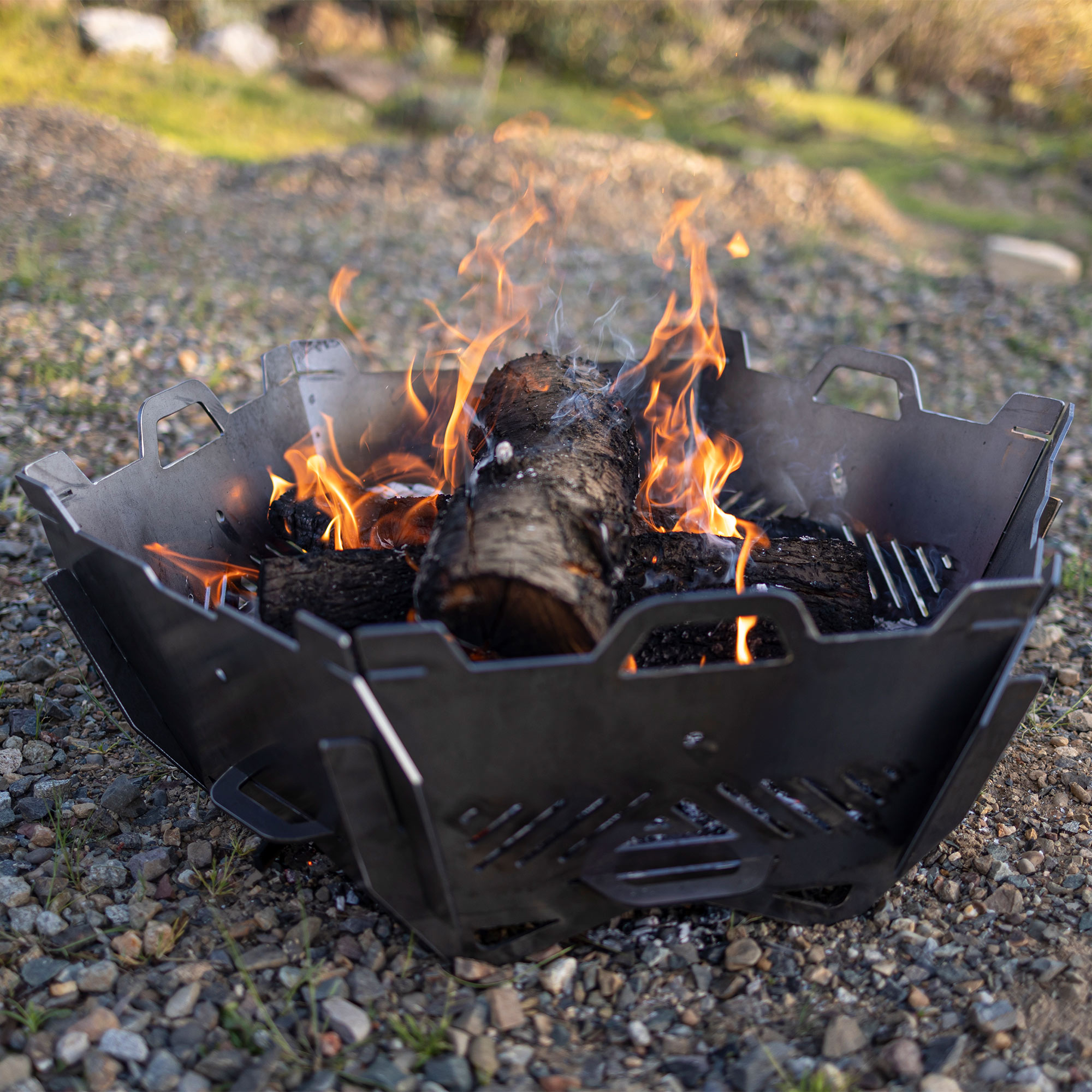 TREKX™ compact portable overland fire pit